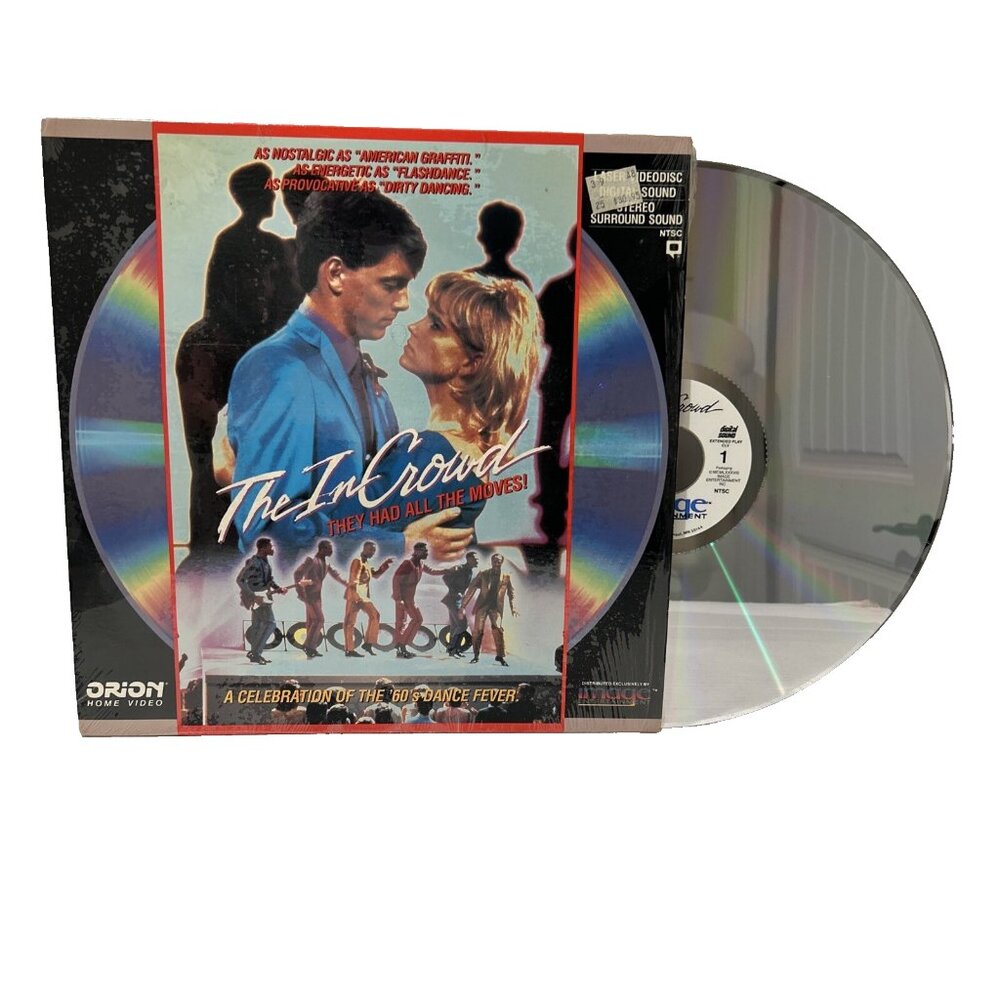 THE IN CROWD 1988 Laserdisc LD Excellent Condition VERY RARE JENNIFER RUNYON
